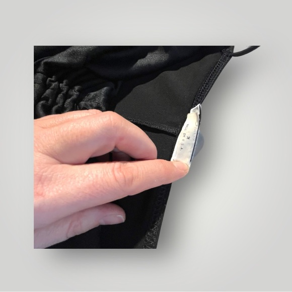 Amy Fashion Black Top with White Lace - Picture 12 of 16